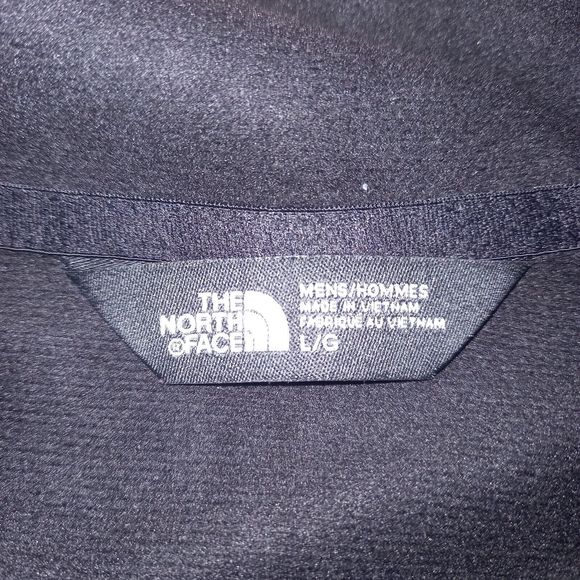 The North Face Youtube Red Men's Full Zip Black Collar Jacket Size L - Picture 3 of 10